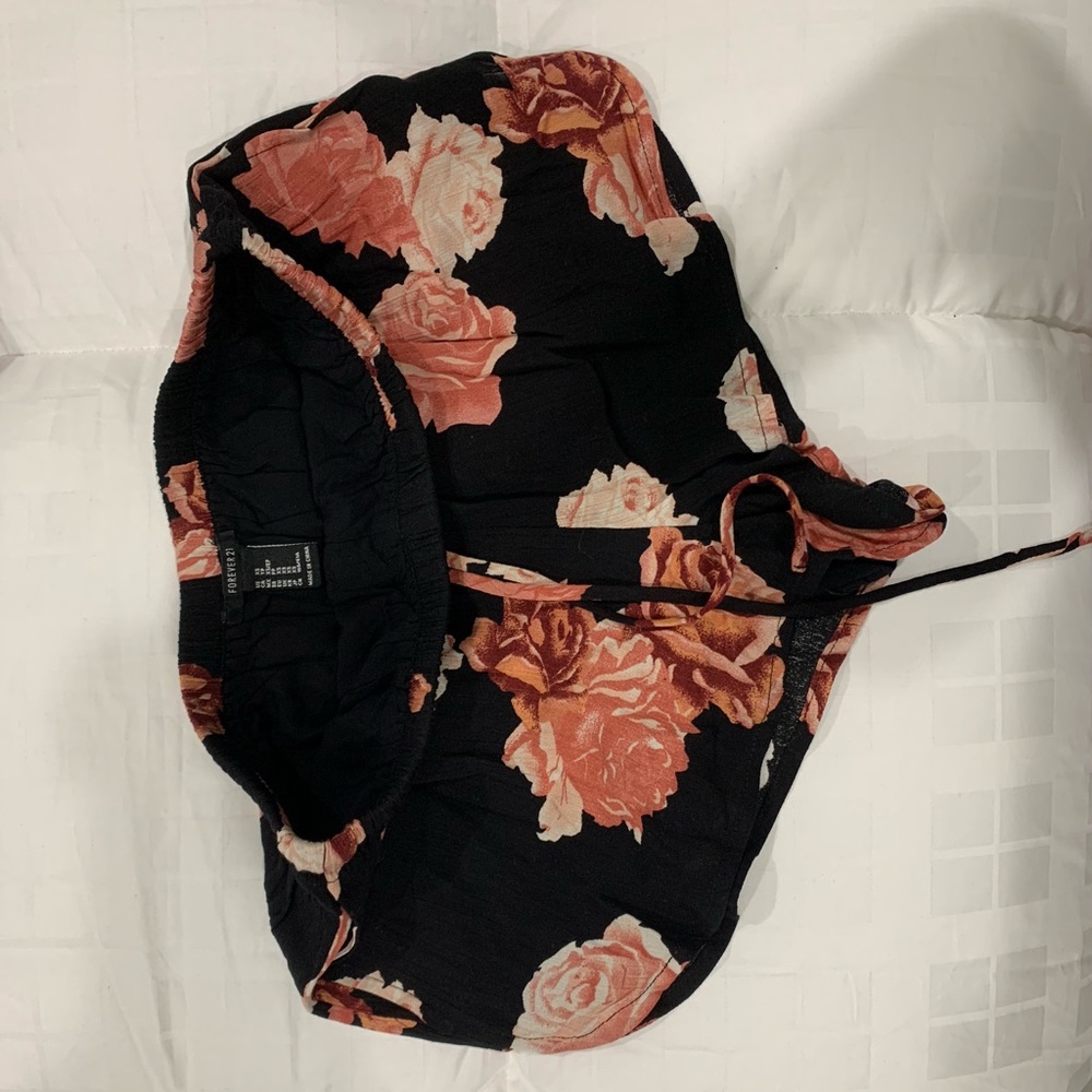 XS Forever 21, floral, drawstring shorts
